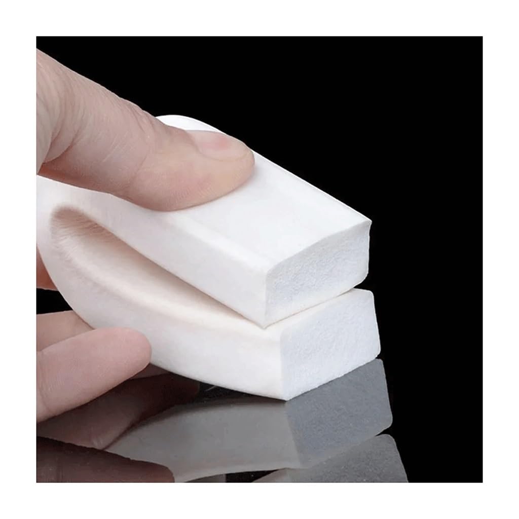 Striscia di Guarnizione in Schiuma di Silicone, Striscia di Tenuta in Schiuma Gomma siliconica da 1 m, Dimensioni Multiple for Porte e finestre | 25x30mm