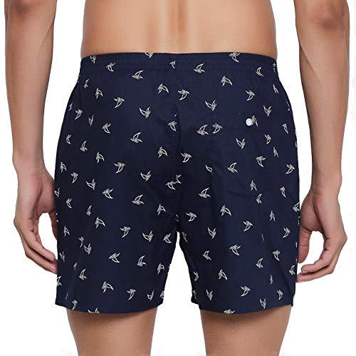 Image of Longies Men's Cotton Printed Regular Boxer Shorts