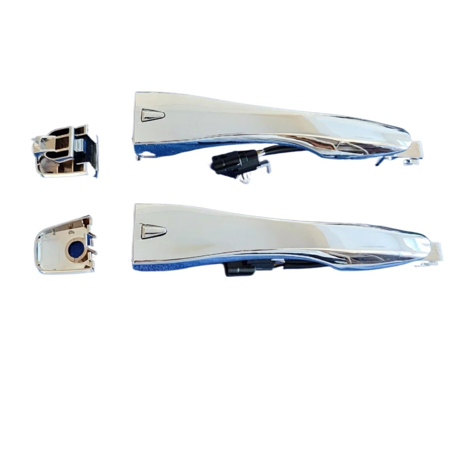 Kedfbts One Color Car Outer Handle Compatible With Nissan For Teana For Pathfinder 2013-2018 Chrome Exterior Door Handle With Buttons And Sensing Cables 80645-3Ta0a(2Pcs)