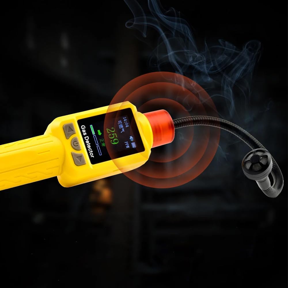 Detector Portátil de Fugas de Refrigerante para Aire Acondicionado Automotriz, Detección de Gases Combustibles, Freón, Halógeno y Gas Natural