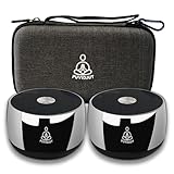 PUVIDJUT Sound Frequency Instruments, Meditation Tone TWS Machine- Solfeggio Bath Device for Yoga, Mindfulness, Singing Therapy System of Chakra Relaxation and Stress 5 Tones, 3 Timer Modes