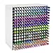 Yrangee 240 Stifte Organizer Schreibtisch, Stifthalter f&uuml;r Schreibtisch Aufbewahrung Bleistifte Buntstifte Marker Pen Kleine K&uuml;nstler Schminktisch Aufbewahrungsbox aus Holz f&uuml;r Zuhause B&uuml;ro Schule