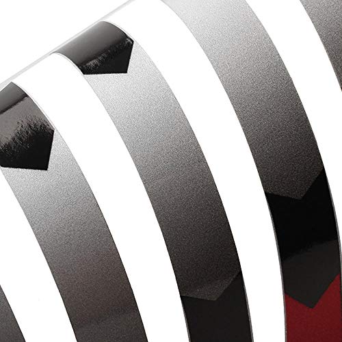Three T Motorcycle Outer Wheel Rim Sticker Stripe Wheel Decals Stickers Fit for Honda Repsol HRC CBR250RR CBR400RR CBR600RR CBR1000RR, Red - Thumbnail 2