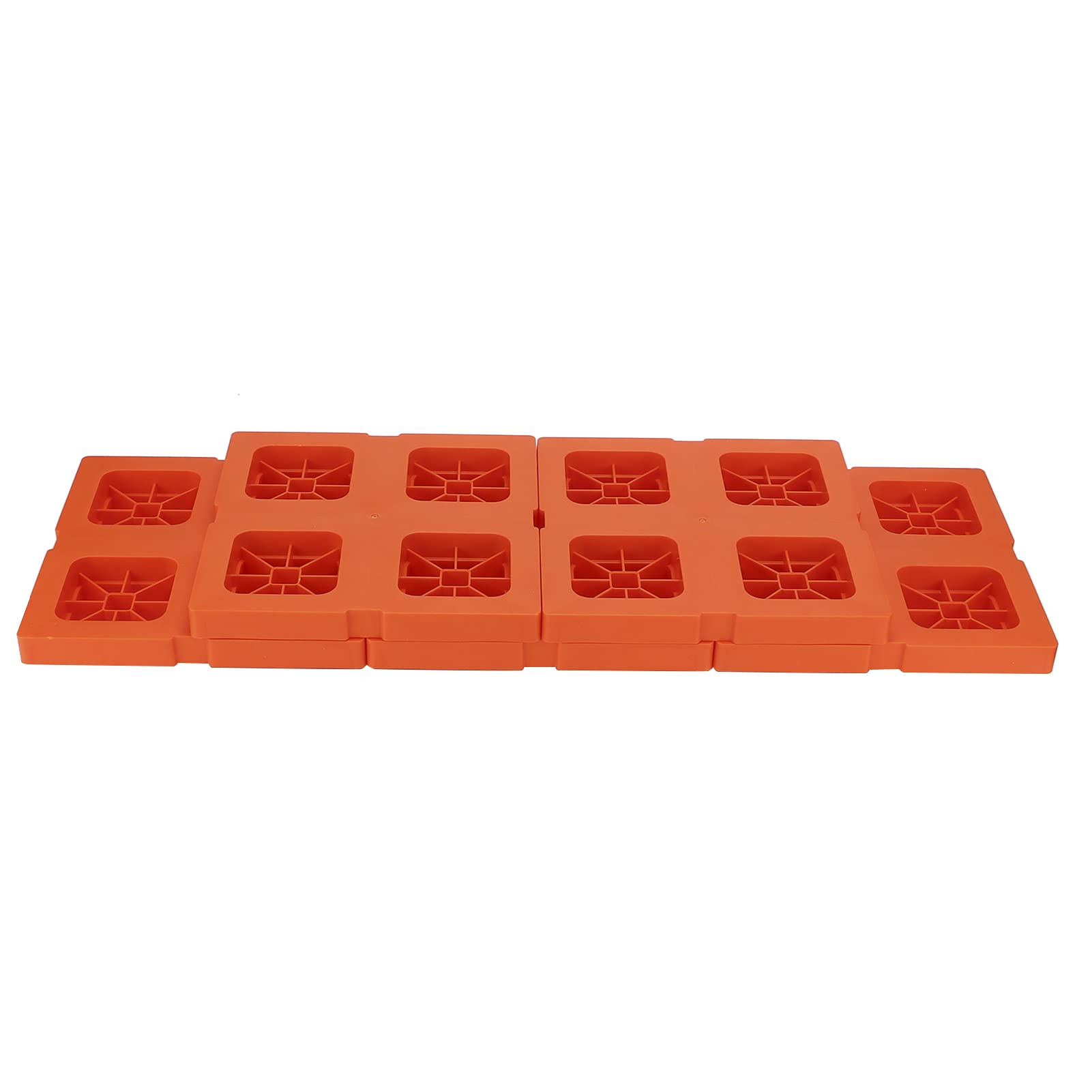 RV Lift Block, Anti‑Slip Pad Rugged Bottom Structure Leveling Block Set Interlocking for Campers for Trailer for RV