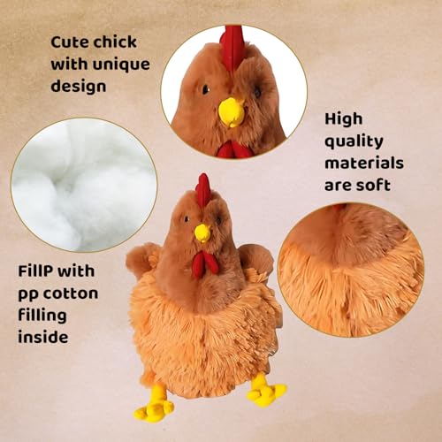 JazRvr Huhn Kuscheltier