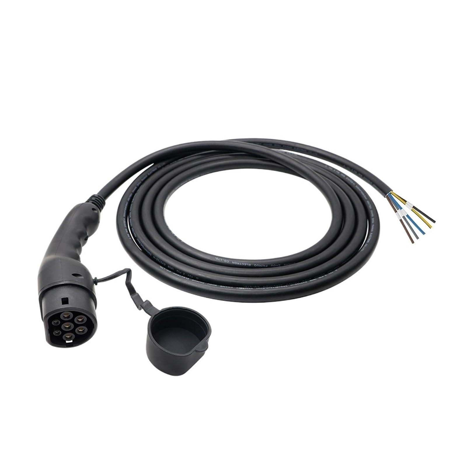 Tipo 2 Cavo di Ricarica EV 16A/32A 1/3 Fase Cavo IEC62196-2 for Stazione di Ricarica for Veicoli Elettrici 11KW 22KW Ricarica Sicura(16A 3.6KW 5M)
