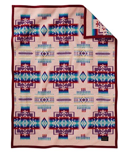 PENDLETON Chief Joseph Crib Blanket Pink ZD632