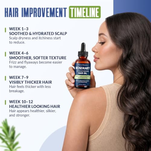 Nexon Botanics Rosemary Hair Oil 2oz — Lightweight Scalp & Peppermint Blend — view 6