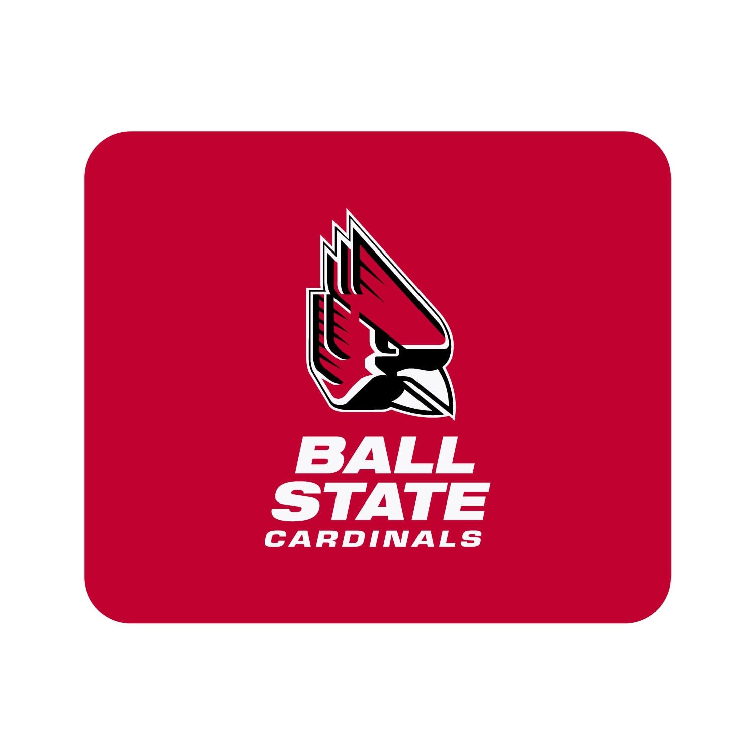 Mouse Pad, Fabric, Ball State University Standard/Classic Red