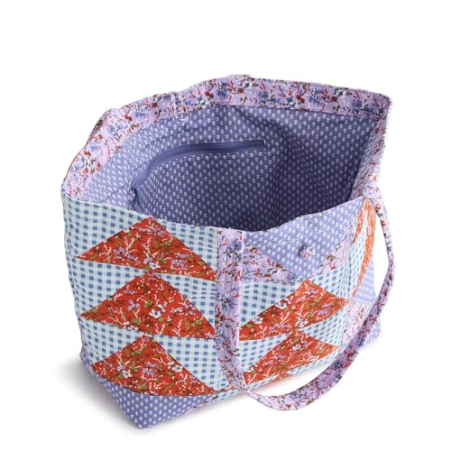 Image of Vera Bradley Women's Premium Cotton Small Hathaway Tote Bag