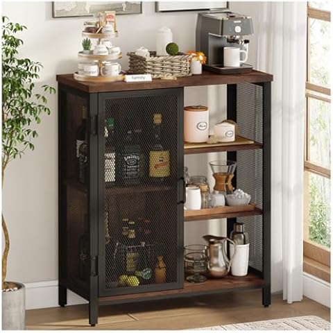 BON AUGURE Farmhouse Coffee Bar Cabinet Cover
