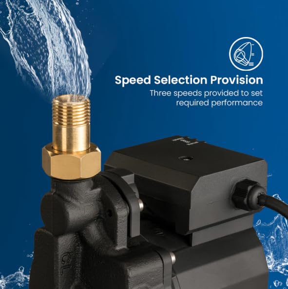 Image of Crompton CIL 350| 350 Watts Inline Pressure Pump | Noiseless Operation| 1 Years Manufacturer's Warranty