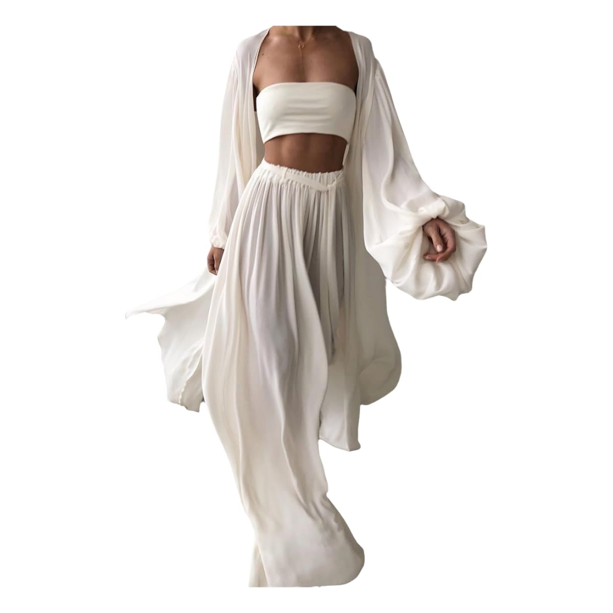 Vestito Donna Fashion's Fasli-Bianco-l