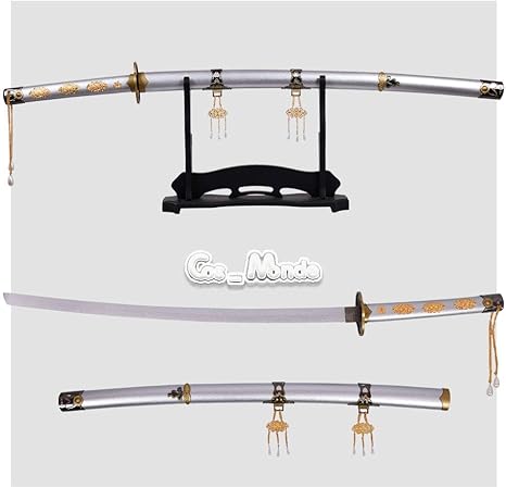 Amazon Co Jp Cos Monde 刀剣乱舞 Online 鶴丸国永 専用 木製模造刀 コスプレ 刀 模擬刀 木製 Pvc製 太刀 全長103cm ホビー