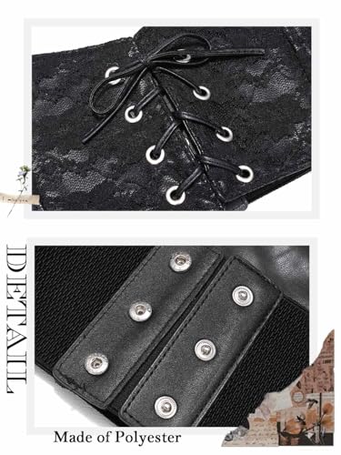 Leather Waist Belts Harness Fashion Goth Belt for Women3