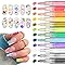 XINGXYUEL 12 Colors Nail Art Pens Set, Nail Art Markers Polish Pens for Painting Nails, Acrylic Paint Drawing Painting Dotting Markers Pen Quick Drying Nail Art Design Manicure Tools