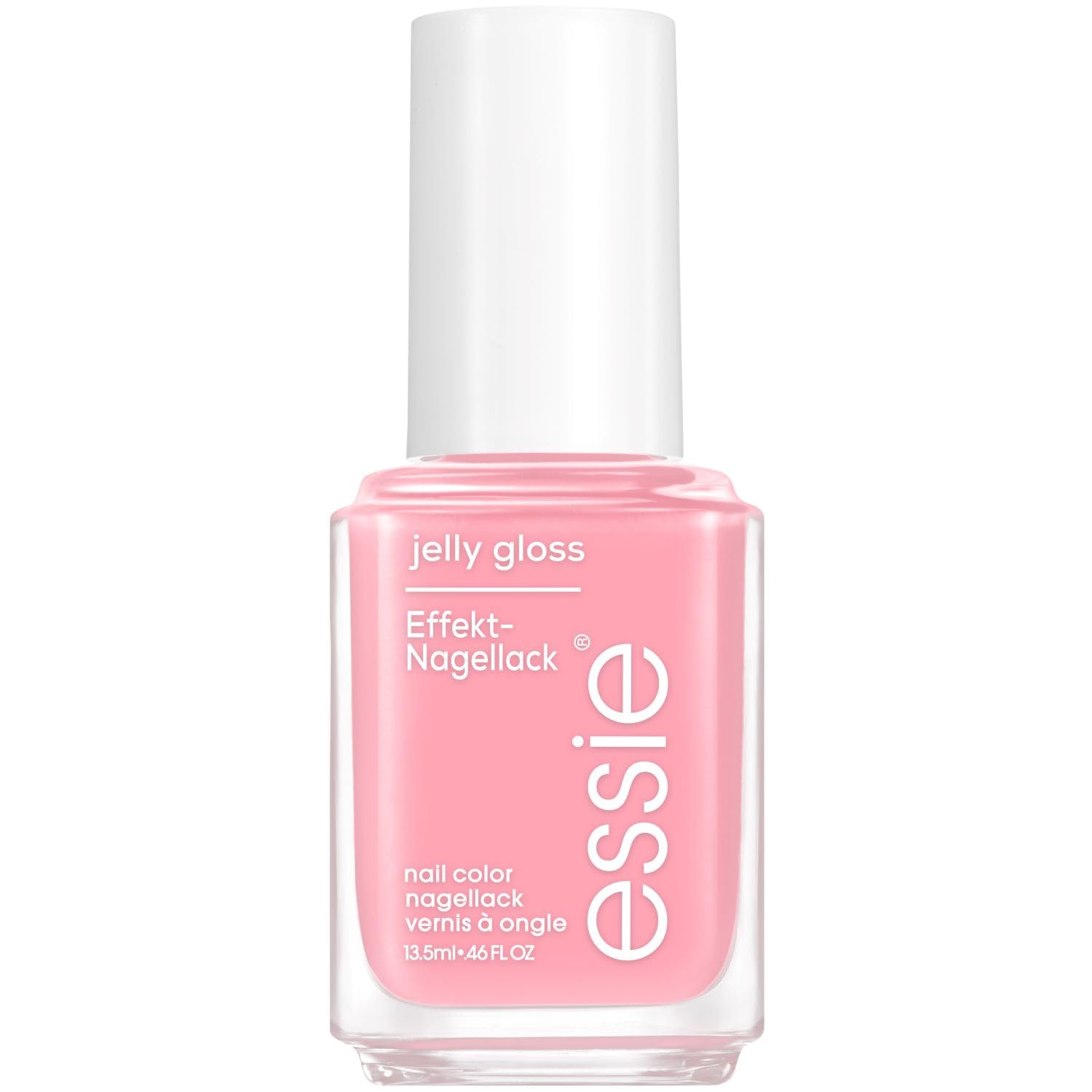 essie Nagellack ̶ Nr. 60 blush jelly, Nagellackfarbe in Rosa, essie jelly gloss Kollektion, 13,5 ml