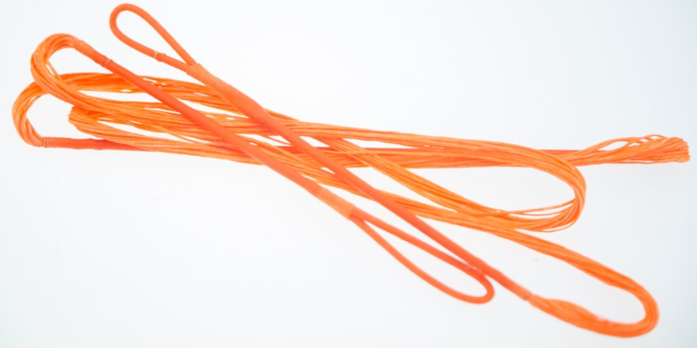 60X Custom Strings Flo Orange 12 Strand Dacron B50 Longbow Bowstrings Bow (Multiple Sizes) (51 INCH)