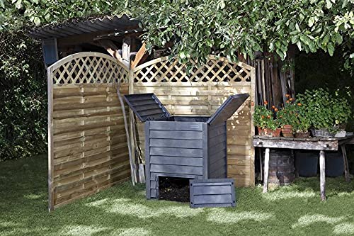 GARANTIA THERMO-WOOD composteerapparaat 600 liter antraciet-bruin - Image 4