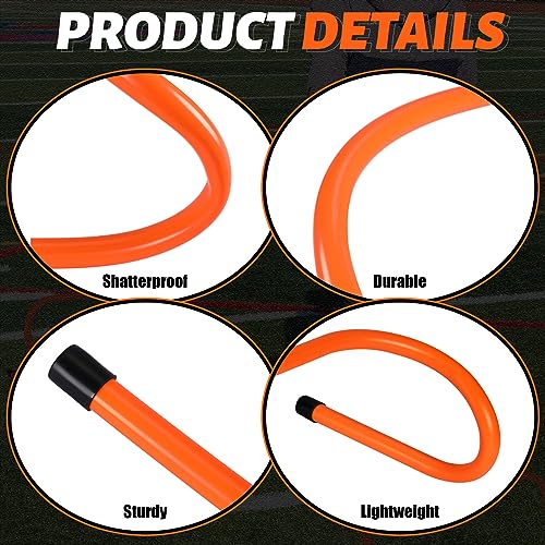 wettarn 10 pcs speed agility training hurdles detachable durable hurdle agility plyometric and all purpose speed training equipment for athletes soccer basketball