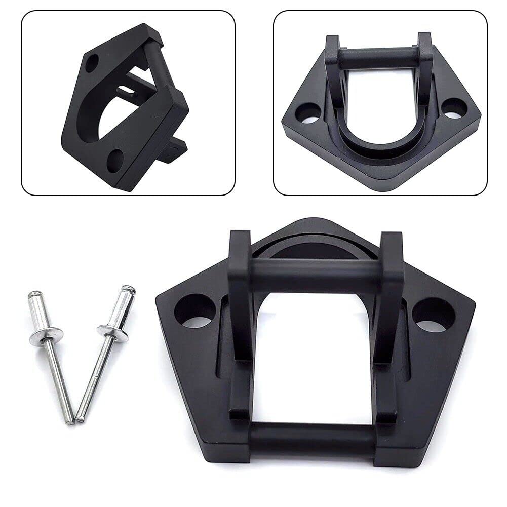 gtpartes Compatible with RV Awning Base Sunchaser II Bottom Foot Solid Aluminum (Black)