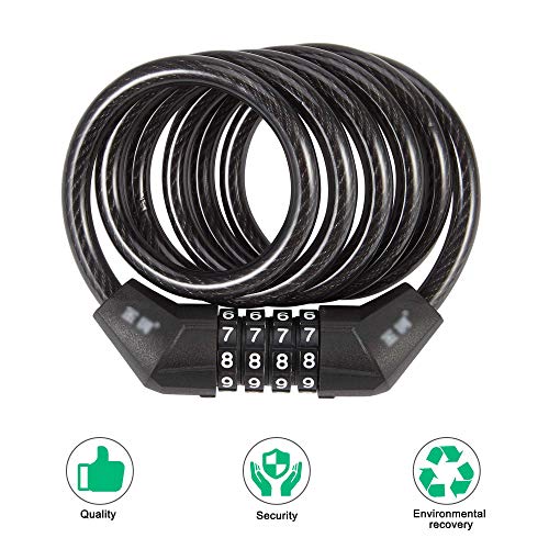 TOMALL Anti-Theft Lock for Xiaomi M365 Ninebot Scooter High Security Steel Cable Password