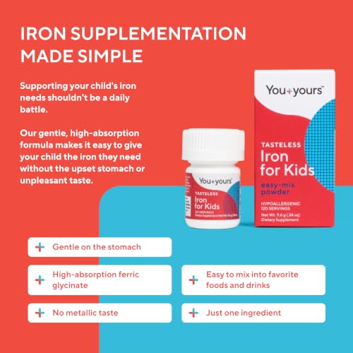 Image of Tasteless Iron for Kids + Toddlers- 4-Month Supply | Just One Ingredient (Pack of 2)