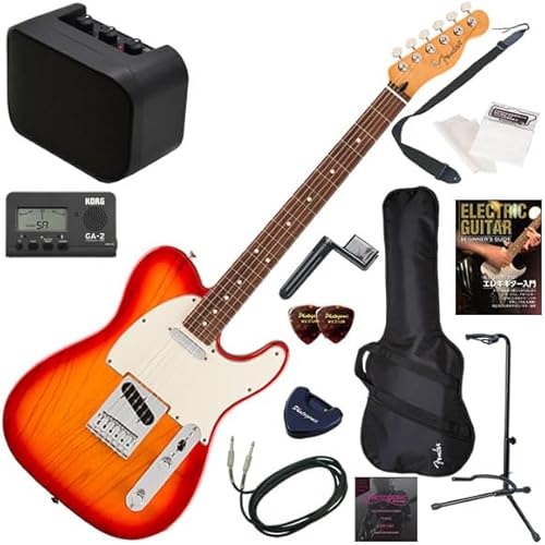 【セット品】FENDER エレキギター初心者入門 メキシコ製テレキャスター ミニアンプが入ったお手軽13点セット PlayerII Telecaster/ACB/R(エイジドチェリーバースト/ローズ指板)