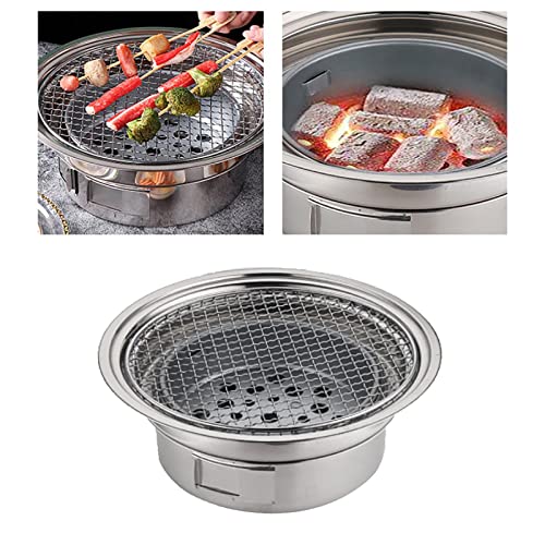 Grill per barbecue con griglia, barbecue portatile stufa giapponese a carbone/piastra per barbecue per uso domestico