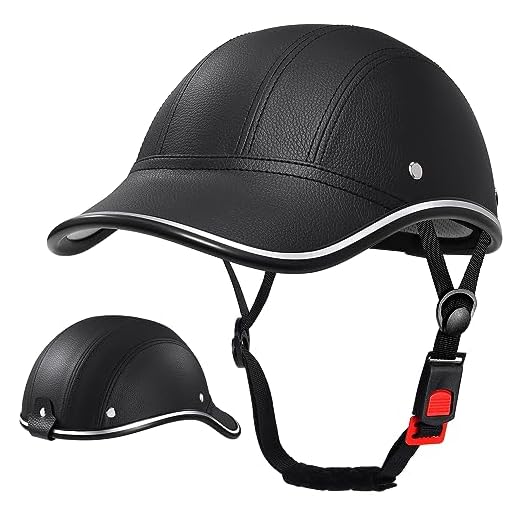 FROFILE Bike Helmets for Adults - (Medium, Black) Urban Baseball Cap Style Bicycle Helmet for Men Women