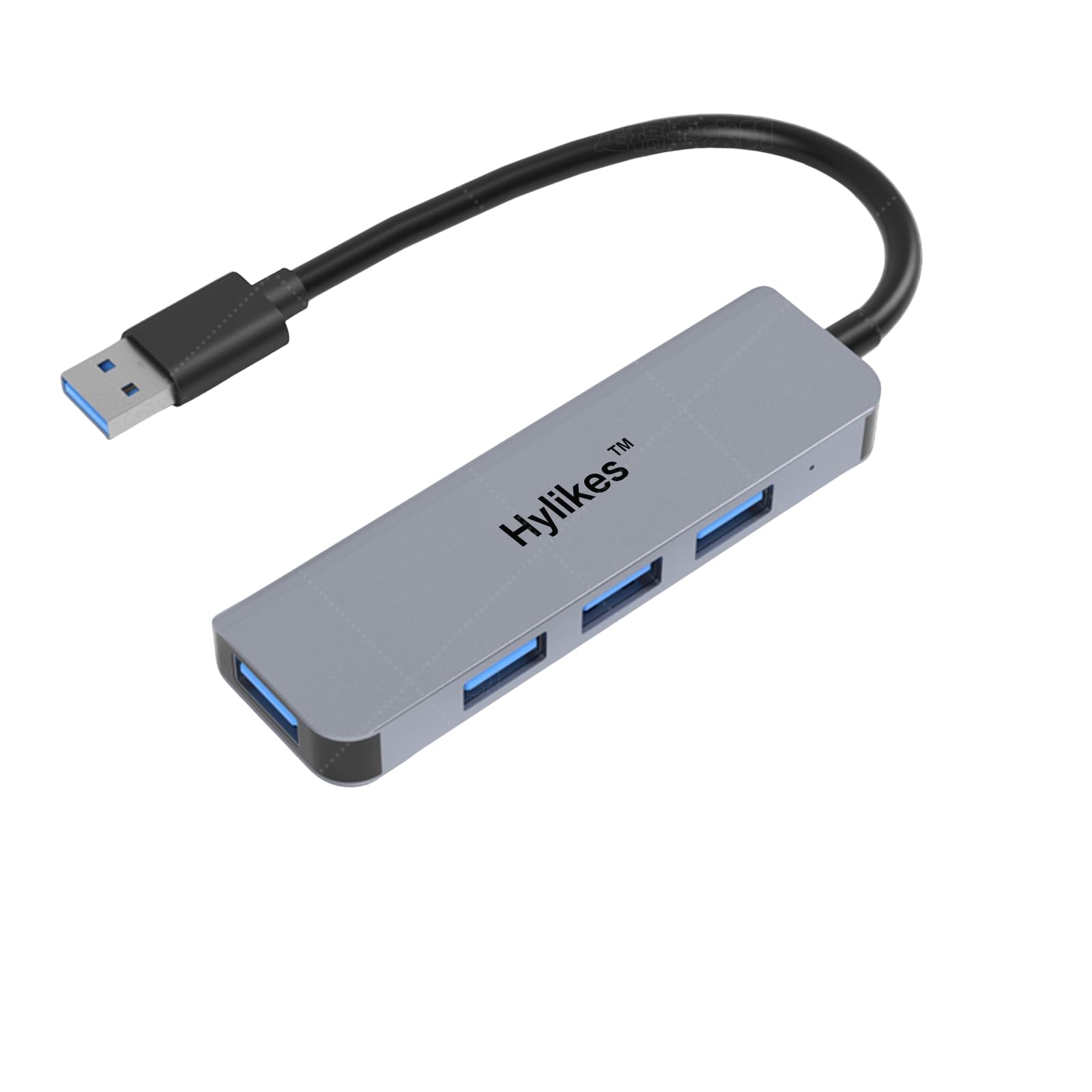 Hylikes USB 3.0 Hub, 4 Ports USB 3.0 Hub with 5Gbps Data Transfer for Laptop,Dell, Chromebook,Keyboard,Mouse,HDD,iPhone 15/15 Pro,Galaxy S23, and More