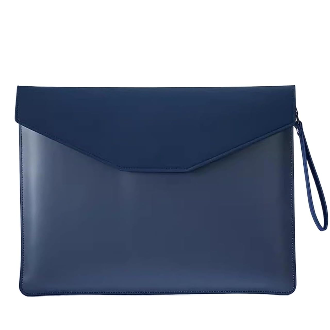 Etui na dokumenty ze skóry PU, organizer na dokumenty, wielokolorowe, 26,1 x 34,2 cm(Blue)
