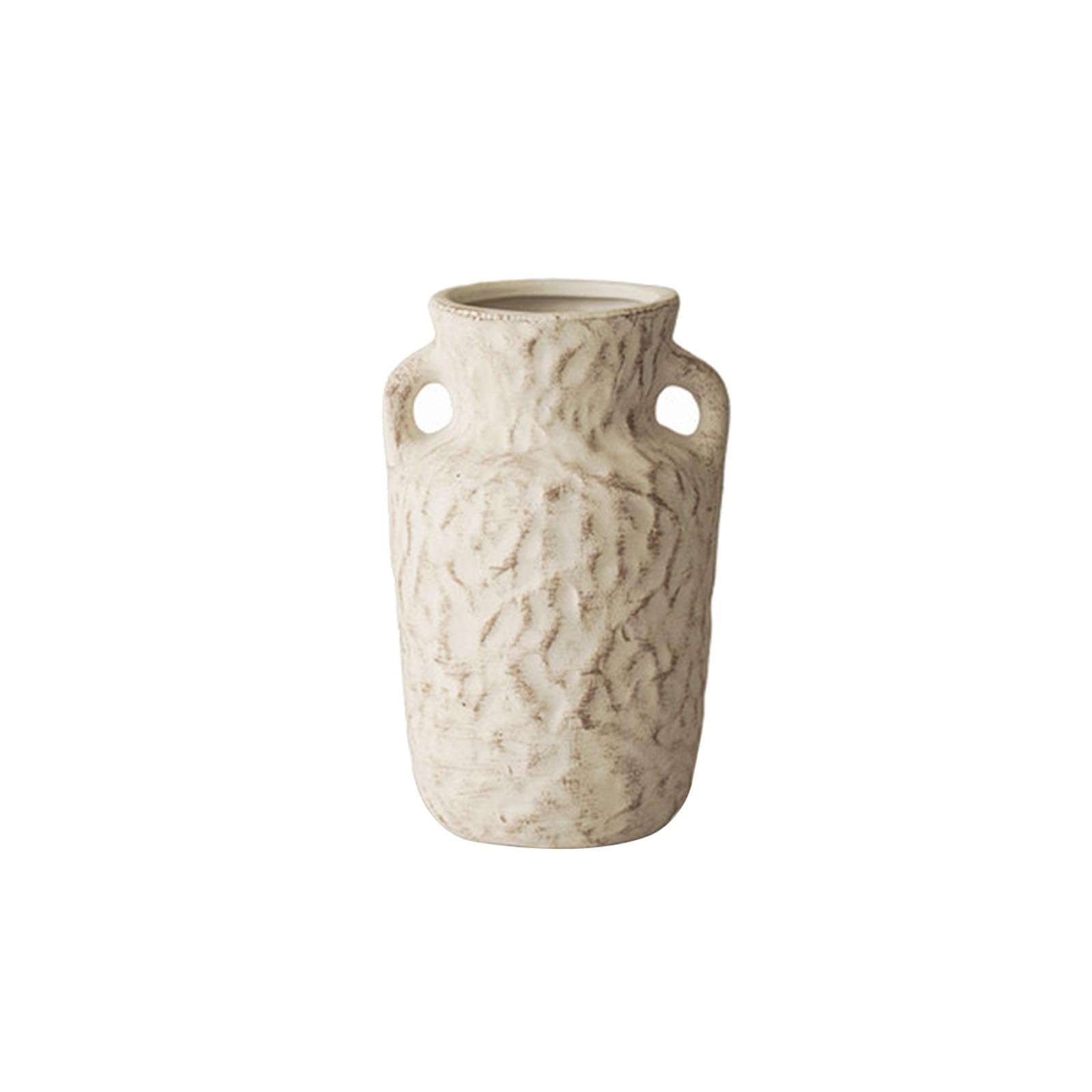 Nzzkoides H Sturdy Ceramic Vase For Dry Branches, Vintage Decorative Vase, Ornament For Living Room, Bedroom, Study, Shelf, Floor, Various Styles(Size:15 * 15 * 24Cm,Color:h)
