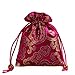 2500 Silk Brocade Sachet Candy Drawer Pouch Jewelry Travel Drawstring Coin Purse Bag H6.3 W5.1 12pcs/Set SND007M