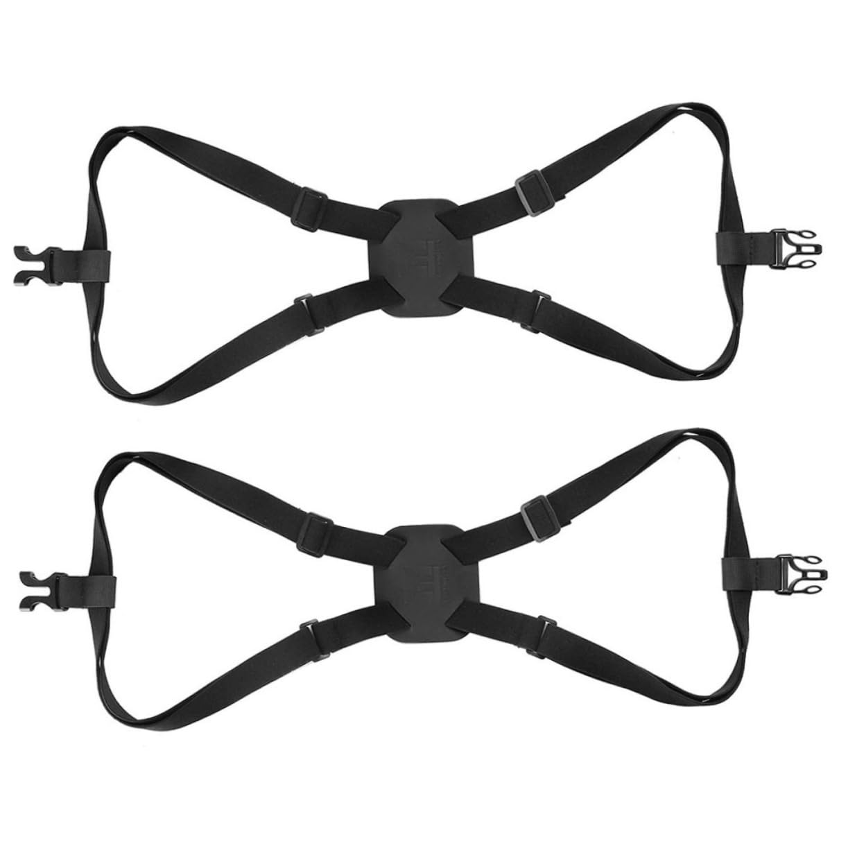 minkissy 2 Set Cinghie Elastiche Per Valigia Cinghie Fissaggio Regolabili Pu Per Valigie Sicurezza Aggiuntiva 2 Pezzi*2