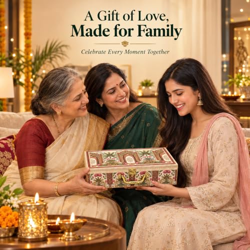 Image of Brijbooti Dry Fruits Gift Pack 510g | Premium Dry Fruits Gift Box | Almonds & Cashew Mix, Khajoor & Mix Berries | Diwali Gift Hamper | Diwali Gifts for Employees | Corporate & Festive Gift | 3 Jar Pack | Premium Peacock Design Suitcase
