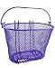 Biria Basket with Hooks Purple, Front, Removable, Children Wire mesh Small Kids Bicycle Basket, New, Purple