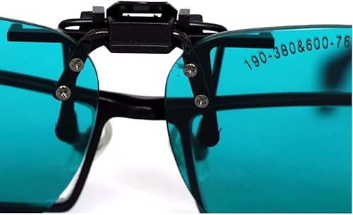 Miniatura 4 de EP-2 190nm-380nm & 600nm-760nm OD4+ OD5+ CE Amplio Espectro de Absorción Continua Láser Gafas de Clip en Gafas de Seguridad con Estuche