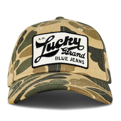 Image of Lucky Brand Classic Cotton Adjustable | Dad Hat | Baseball Cap | Golf | Fishing | Low Profile | 5 Panel Design