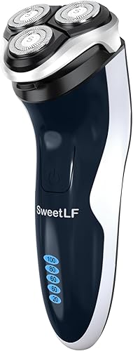 Maquinilla de afeitar eléctrica para hombres, afeitadora eléctrica para hombres, impermeable, recargable, pantalla LED, afeitadoras eléctricas para