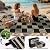 Garvee Waterproof Outdoor Rug 5x8, Checkered Foldable Plastic Straw Patio Camping Rug, Outdoor RV Carpet for Deck Camper Porch Balcony Backyard Picnic Beach Black and Brown