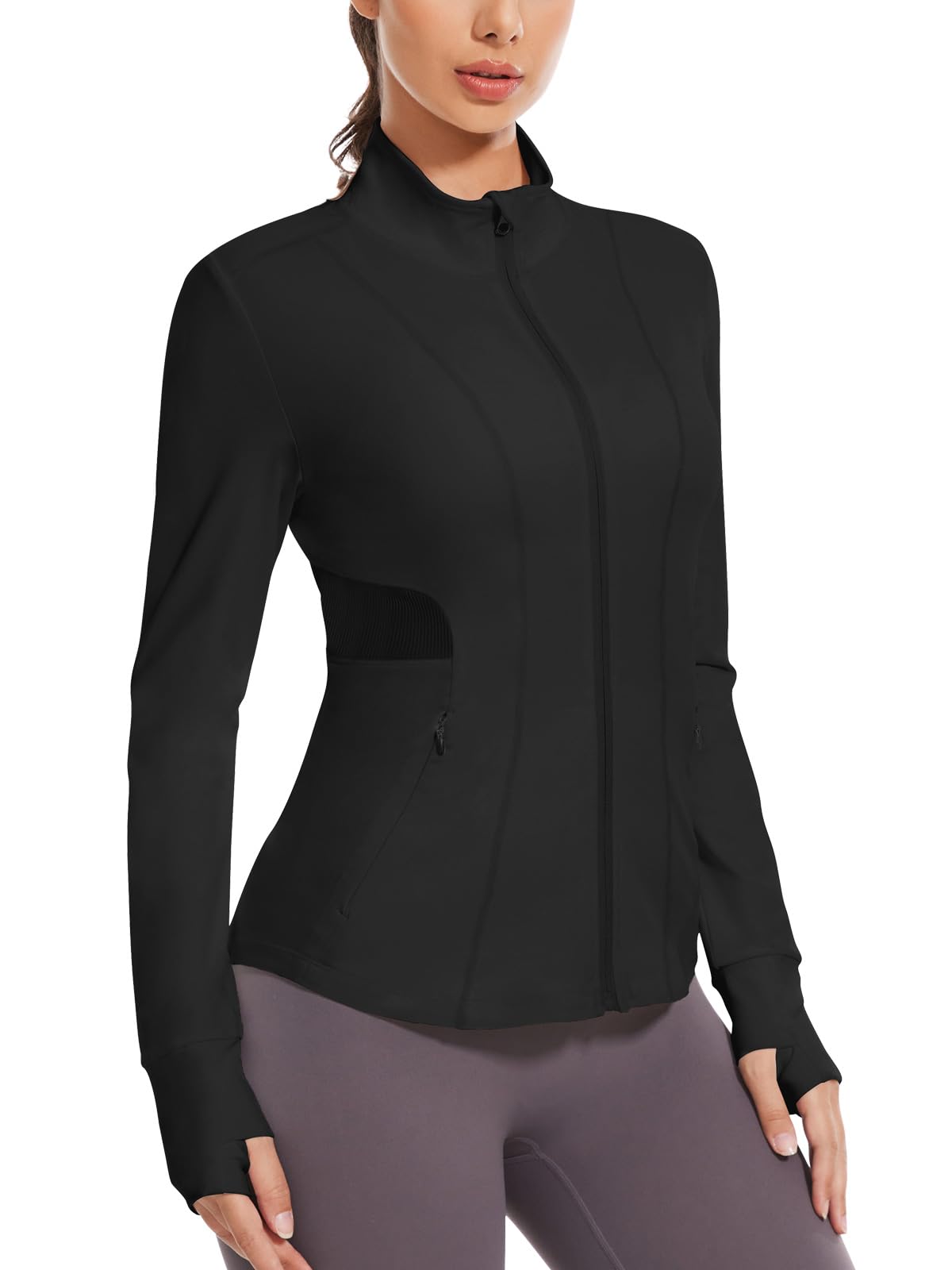 VUTRU Damen Laufjacke Sport jacke Langarm Running-Jacken für Damen