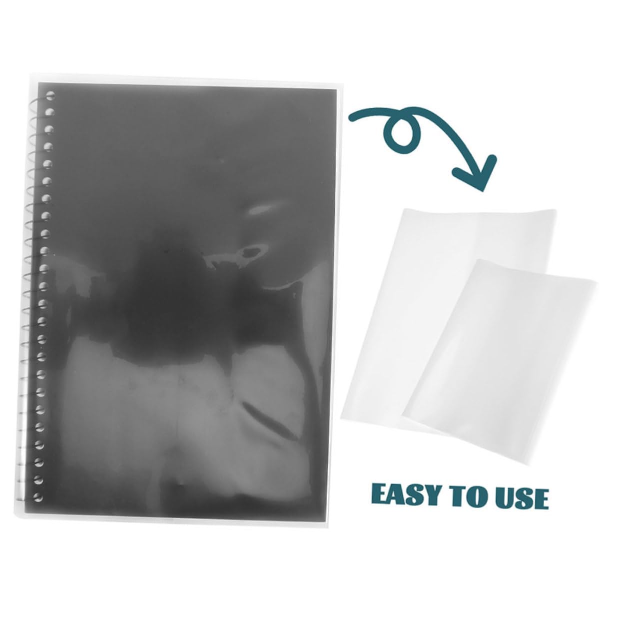 40 Fundas Protectoras Transparentes para Libros de Bolsillo, Plástico, Ideales para Estudiantes y Uso en Biblioteca