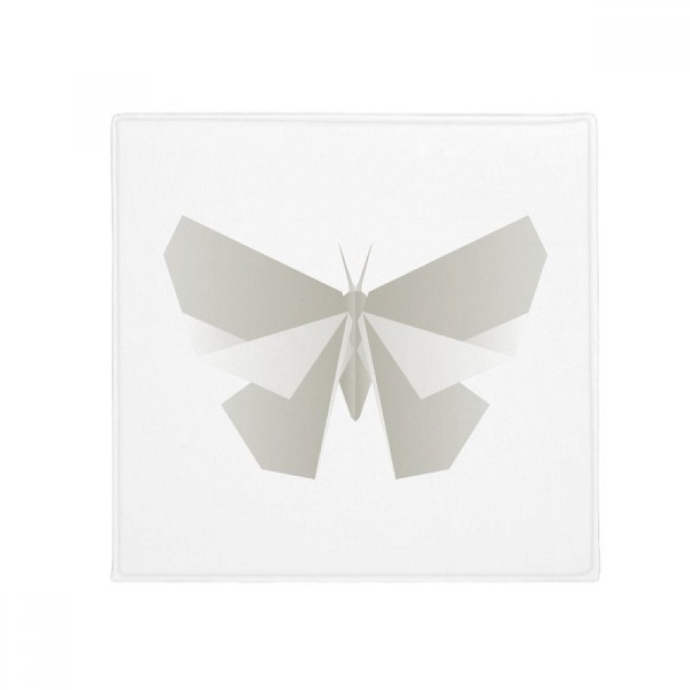 Tapis de sol animaux pour cuisine et entrée avec motif papillon origami blanc