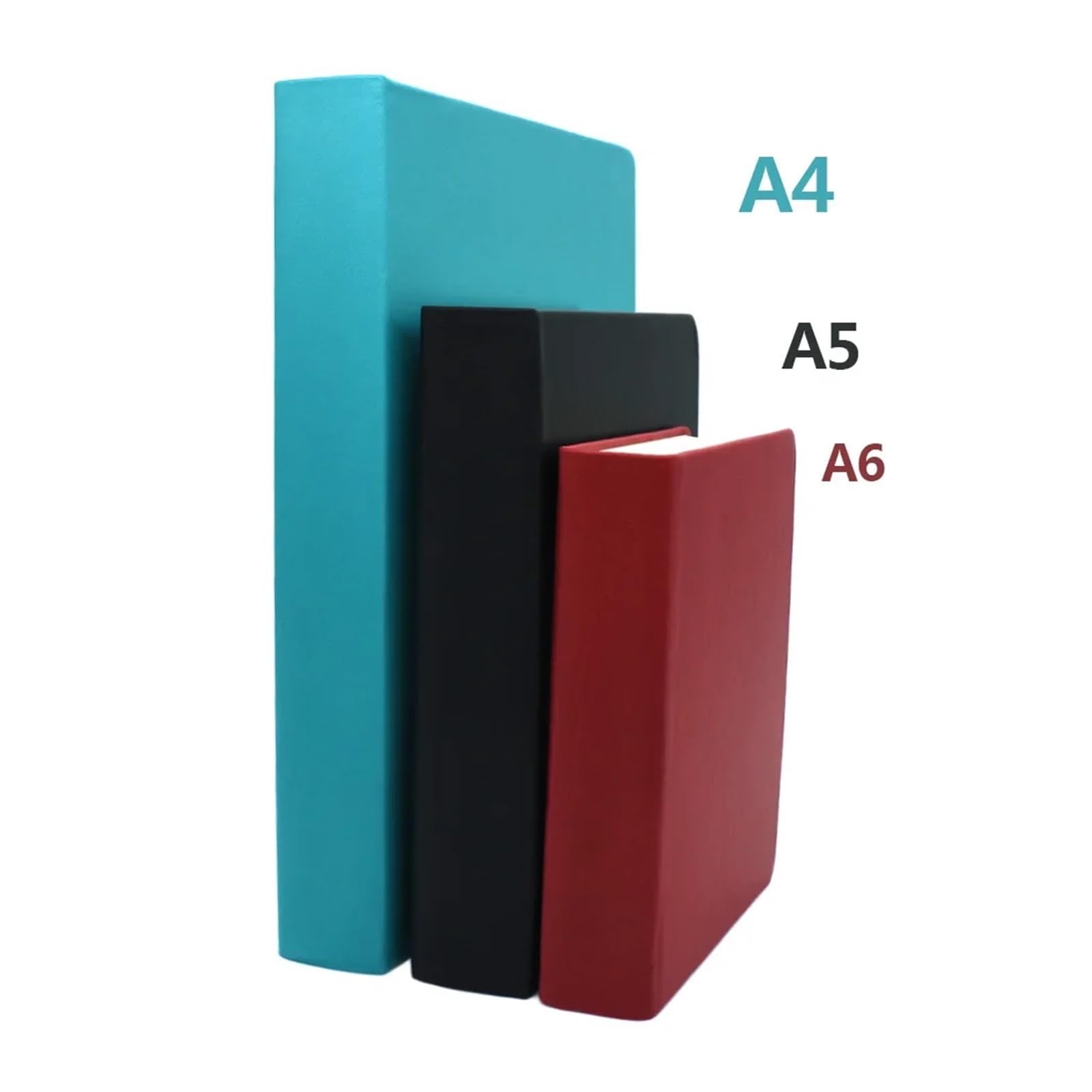 A4/A5/A6 bardzo grube notesy 330 arkuszy pustych stron pamiętnik dziennik szkicownik(Black-A4)