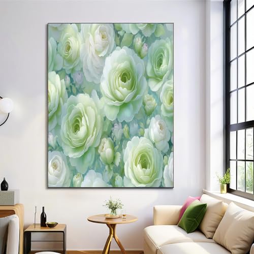 Affiches murale vert clair 70x100 cm pour décoration de chambre