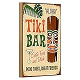 Idéal pour les amateurs de décoration qui veulent ajouter une touche tropicale à leur environnement. Parfait pour les bars, les caves de fête ou comme cadeau pour les fans de rétro.