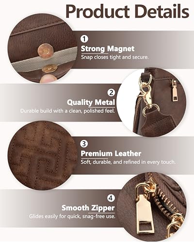 Image of Crossbody Bags for Women with Built In Wallet,RFID Travel Purse