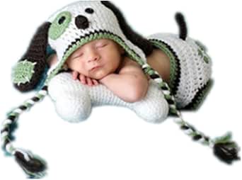 Newborn Photography Props Outfits - Handmade Hat & Bodysuit Set For Baby Photo Shoots Boy Or Girl