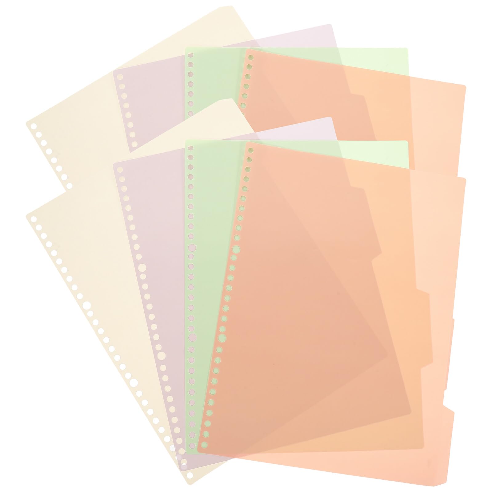 Housoutil 40 Stck. Teiliges Transparente Abnehmbare Notizbuch Registerseiten Vielseitige Index und Teiler mit Beschreibbaren Laschen Geeignet für Ordner und Hardcover Notizbücher